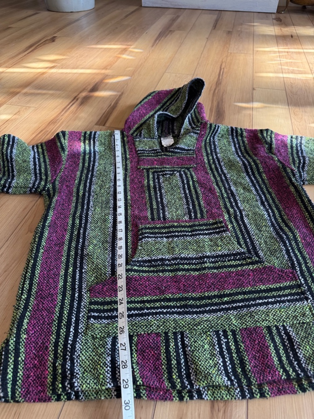 Veracruz Baja Hoodie in Green and Purple/Pink XL Unisex Carpet - Picture 4 of 5